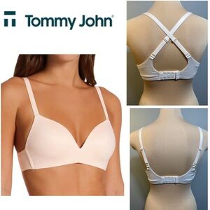 NWT Tommy John Convertible Bra Second Skin Lightly Lined Wireless Size 32C